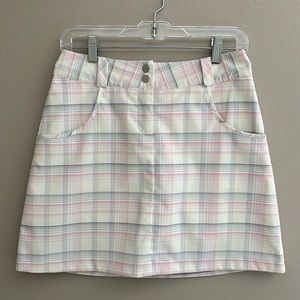 Nike Golf Dri-Fit‎ Skort Plaid Size 2